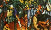 August Macke Zoological Garden I oil painting picture wholesale